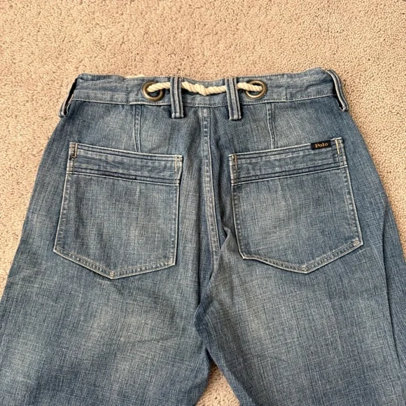 Polo by Ralph Lauren Blue Wide Leg Jeans - Picture 9 of 11